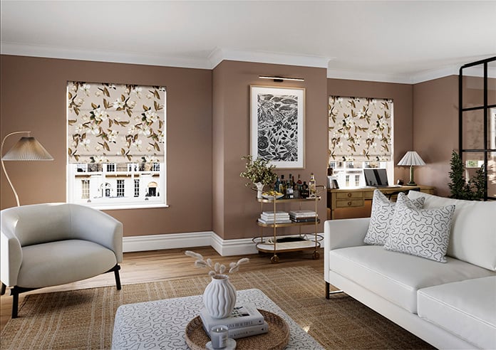 Ted Baker Velvet Opal Floral, Linen - Roman Blind - Image 6
